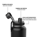 Garrafa Térmica LED 350ml Anti-Vazamento com Alça